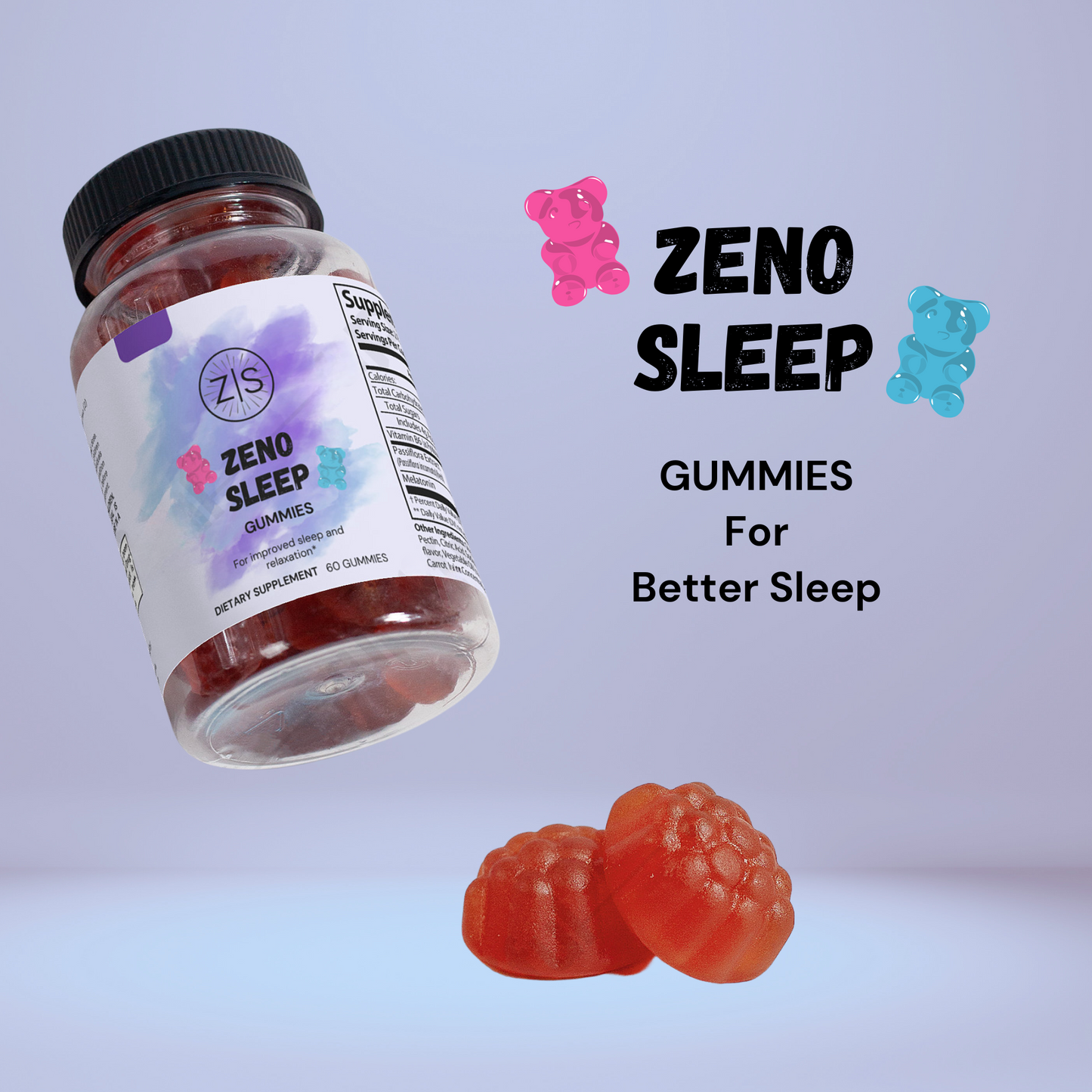 Zeno Sleep Gummies for Adults